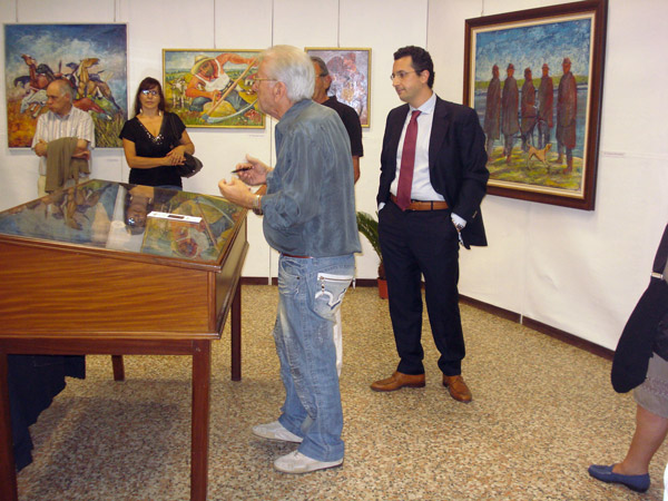 Mostra Gilioli e Sindaco